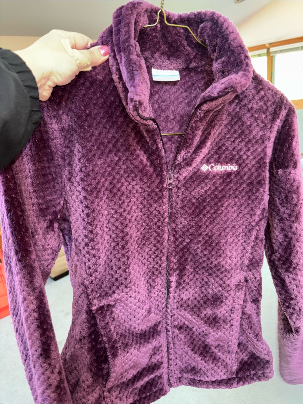 Columbia Women’s Plush Teddy Jacket - Plum